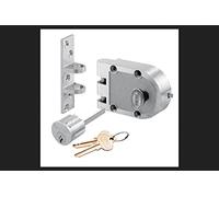 Segal SE 15323 Deadbolt, Single Unit, Chrome Finish - Solid Bronze Alloy Construction, Single Cylinder, Flat Strike
