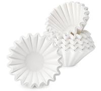 Segarty 150 Count Paper Basket Coffee Filters Disposable, 6.1in 1-2 Cup White Paper Filter, Ideal Pour Over Maker Basket Dripper Liners for Home, Office, Cafeteria Use, Suitable for Most Coffee Maker