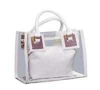 Segater® Clear Crossbody Handbags,Women's Small Tote Beach Bag Fashion Clear Jelly Handbag Top Handle Shoulder Bag Transparent Purse