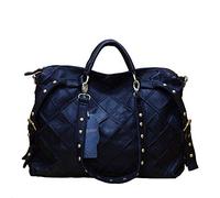 Segater® Women's Multicolor Tote Handbag Genuine Leather Color matching Design Hobo Crossbody Shoulder Bag Purses