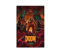 SEGFUGS Doom Game Poster Poster Decorative Painting Canvas Wall Posters And Art Picture Print Modern Family Bedroom Decor Posters 24x36inch(60x90cm)