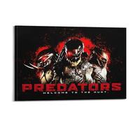 SEGFUGS Predator Welcome to The Hun Poster Poster Decorative Painting Canvas Wall Posters And Art Picture Print Modern Family Bedroom Decor Posters 12x18inch(30x45cm)
