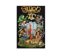 SEGFUGS Simon The Sorcerer 2 Poster Decorative Painting Canvas Wall Posters And Art Picture Print Modern Family Bedroom Decor Posters 24x36inch(60x90cm)