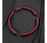 Segmented 3pcs Car Interior Accessories Steering Wheel Cover Booster Protective(3pcs O style Red)