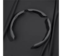 Segmented 3pcs Car Interior Accessories Steering Wheel Cover Booster Protective Soft Leather(3pcs D style Gray)