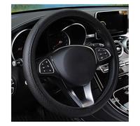 Segmented Steering Wheel Protector Car Steering Wheel Cover 37-39cm Braid On The Four For Seasons Protector(Black)
