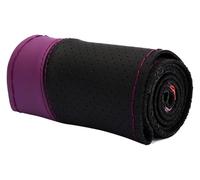 Segmented Steering Wheel Protector Car Steering Wheel Cover 38cm Stitching Hand-stitched Braid On Protector(Purple)
