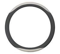 Segmented Steering Wheel Protector For Benz For GLC For SUV X254 X253 For 53 43 For 200 220 260 300 400 For Coupé C253 C254 Steering Wheel Covers Auto Cover Protector(Black-white Suede,O)