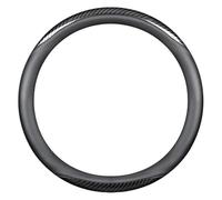 Segmented Steering Wheel Protector For Benz For GLC For SUV X254 X253 For 53 43 For 200 220 260 300 400 For Coupé C253 C254 Steering Wheel Covers Auto Cover Protector(Black-black Carbon Fiber,O)