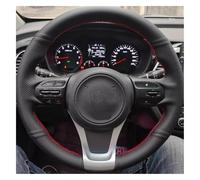 Segmented Steering Wheel Protector For Kia For Sorento 2015 2016 2017 2018 For Sedona 2015-2019 Car Steering Wheel Braid Cover Protector(Light blue Thread)