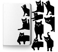 Segnalibri Magnetici - Funny Clip Cat Nero Bookmark Magnetic, Contrassegno Magnetico Per Libri, Magnetic Bookmark Clip | Magnetic Bookmarkes Per Studenti Insegnanti Ufficio Casa