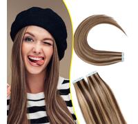 SEGO Tape in 16 inches Extensions [3gx20pcs] #4/27 Medium 100% (60g)