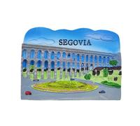 Segovia Spain 3D Fridge Magnet Souvenir Gift,Resin Handmade Segovia Refrigerator Magnet Home & Kitchen Decoration Collection