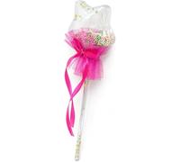 SEGOY 2pcs Kids LED Fairy Wand, Light Up Rotating Princess Magic Wand Toy with Flashing Lights for Girls & Boys, Birthday, 30 cm
