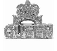 SEGOY Crushed Diamond Crystal QUEEN Crown Ornament Shelf Sitter Bling New Home Décor