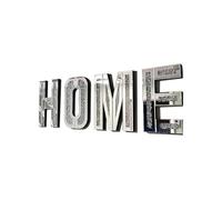 SEGOY XXL HOME Letters Wall Art Crushed Diamond | Mirrored Crystal Decor |Bling Gift for Home, Office, Birthday - 50x30CM