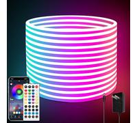 segrass 66ft Waterproof LED Strip Lights with Remote,Color Changing Music Sync App Control LED Lights for Bedroom, Living Room, Dorms, Room Décor