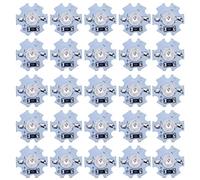 Segrehy 25Pcs 5V LED Chips 200LM 1W High Power LED Lamp Beads Bright Durable Energy Efficient for DIY Lighting Flashlights Headlights Spotlights Aluminum Base 20x7mm (Red Light)