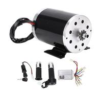 Segrehy 48V 1000W High Speed Brushed Motor Electric Motor Controller Kit with Throttle Grip for Electric Scooter Bike Motorcycle Aluminum Alloy Plastic