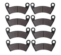 Segrehy 8Pcs Brake Pad Set 2203747 Metal Front and Rear Brake Pads Replacement for Polaris RZR XP 1000 2014 to 2020