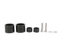 Segrehy A Pillar Grab Handle Repair Kit Premium Black Aluminum Replacement Strengthens Mounting Points Prevents Breakage for 1500 2500 3500 2002 2009