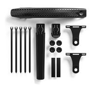 Segrehy Adjustable Mudguard Set Durable PC Nylon Front Rear Bike Fenders Protection from Mud Rain for Road Bikes Mountain Bikes 2pcs (1pc mudguard)