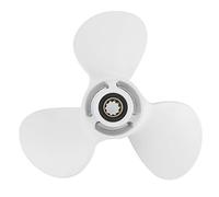 Segrehy Aluminium Alloy Propeller 10 Spline Tooth 3 Blades 6644594701EL High Performance Outboard Propeller Replacement for 2030HP Outboard Motor Accessories Lightweight Durable