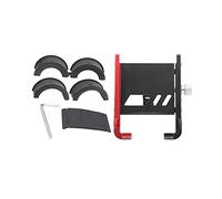 Segrehy Aluminum Alloy Motorbike Phone Holder Adjustable 360° Rotating Handlebar Mount for Cycling Motorcycle Riders Durable Lightweight Universal Fit (Black Red)