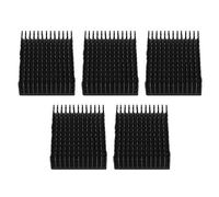 Segrehy Aluminum Heat Sink Cooling Radiator High Performance CPU Cooler with Slotted Fine Teeth for Enhanced Heat Dissipation Ideal for Routers CPUs ICs PCBs Motherboards Black P40x11x60