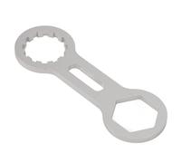 Segrehy Bicycle Front Fork Wrench Silver Lightweight Rugged Rustproof Mountain Bike Front Fork Spanner for Mechanical Front Forks Hydraulic Pneumatic Forks Aluminum Alloy