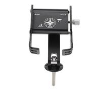 Segrehy Bike Stem Phone Mount Premium Aluminum Alloy Rotatable Universal Cycling Phone Holder for Road Mountain Bikes Fits 55 to 100mm Smartphones