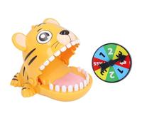 Segrehy Biting Finger Toy Interactive Dentist Teeth Game Fun Stress Relief Hand Eye Coordination Toy for Kids Parties Family Plastic 4.53 x 5.91 x 4.13in (Yellow)