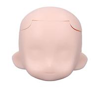 Segrehy Blank Doll Head 1/12 Ball Jointed Doll DIY Makeup Exquisite Removable Plastic Cement Doll Head for BJD Dolls Replacement Parts Crafting (Pink)