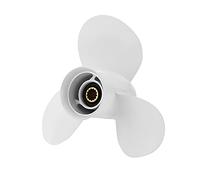 Segrehy Boat Outboard Propeller 3 Blades 13T RH Aluminium Alloy High Performance Marine Propeller for Engines 25 60HP 11 3/4in Diameter 10in Pitch