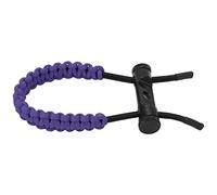 Segrehy Braided Bow Wrist Sling Adjustable Comfortable Archery Wrist Strap for Training Exercising Long Lasting Shape Convenient Adjustment Prevent Falling Nylon Material 87g (Violet)