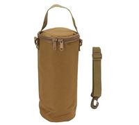 Segrehy Camping Storage Bag Double Zipper Handle Design Storage Bag with Shoulder Strap Gas Tanks Camping Lights (Soil Color)