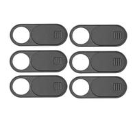 Segrehy Car Cabin Camera Cover Slide Blocker Webcam Privacy Protector for Y ABS Black 6PCS