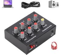 Segrehy Car Equalizer & Bass Controller, 7-Band Digital Dual Channel for Powerful Bass Boost & Sound Customisation, Take Control of Your Sound with ±12dB Adjustment, 3.5mm Inputs, Universal 5V-12V DC