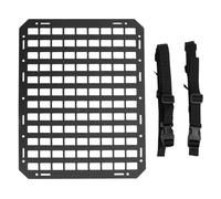 Segrehy Car Seat Back Panel, Rigid Car Seat Back Organiser with ABS Grid, Modular Storage System, Universal Fit for Car SUV Van, Space Saving Design