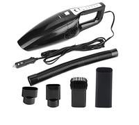 Segrehy Car Vacuum Cleaner 12V, 3600Pa Powerful Wet and Dry Handheld Vacuum, Portable Auto Vac for Car Interior Detailing & Home Use(Black)