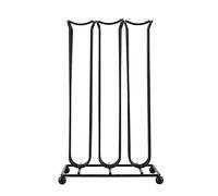 Segrehy Coffee Capsule Storage Rack Black Chrome Plated Iron Vertical Stand Holds 42 Capsules for Home Office Restaurant