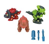 Segrehy DIY Assembly Dinosaur Toy Set Screw Nut Combination Assembling Dinosaur Model Toy for Children