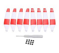 Segrehy Drone Propellers Replacement for Mini 3 Pro 6030F Double Sided Colored Quiet Flight Drone Blades Lightweight Durable Plastic 8 Pack with Screws and Screwdriver (Red)