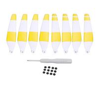 Segrehy Drone Propellers Replacement for Mini 3 Pro 6030F Double Sided Colored Quiet Flight Drone Blades Lightweight Durable Plastic 8 Pack with Screws and Screwdriver (Yellow)