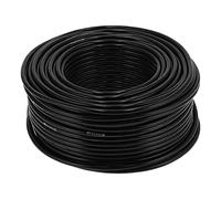 Segrehy Electrical Wire 4 Copper PVC Insulated Extension Cable RVV 3x2.5+1x1.5 100 Meter for Small Electric Tools Power Lighting Black