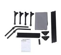 Segrehy Elevated Dog Bed Breathable Raised Foldable Pet Bed for Large Medium Small Dogs Indoor Outdoor Use Stainless Steel Oxford Cloth Size 106.5x73.5x19.5cm