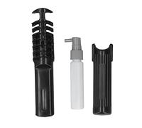 Segrehy Golf Cleaning Brush Cow Horn Groove Removable Water Spray Brush Tool for Golf Clubs ABS Plastic Handle PP Nylon Brush Lightweight Portable