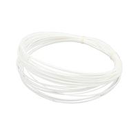 Segrehy Hex Tennis String Professional High Performance Wear Resistant Polyester Tennis Wire for Tennis Rackets 12m 39.4ft 1.24mm 17 (White)