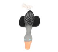 Segrehy Latex Dog Toy Squeaky Soft Interactive Chewing Puppy Plaything for Small Medium Dogs Indoor Outdoor Durable Bite Resistant Unique Shape Wild Goose Sneaker Cow Design (Wild Goose with Rope)