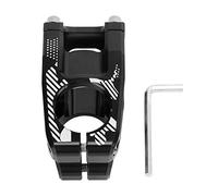 Segrehy LUNJE Bike Stem 31.8x45mm Short Handlebar Stem Aluminum Alloy CNC Hollowing Ultralight for Road Mountain Bike Durable Lightweight Universal Bike Stem for Off Road Competition Bikes (Black)